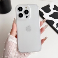 Frosted Phone Case iPhone 15 14 13 12 11 Pro Max Soft Silicone Case