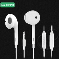 Original OPPO R11 Headsets with 3.5mm Plug Wire Controller Earphone for Xiaomi Huawei OPPO R15 OPPO Find X F7 F9 OPPO R17