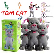 Talking Tom Cat Intelligent Voice Recording Touch Sensor KUCING BERCAKAP MAINAN TOM CAT Educational 