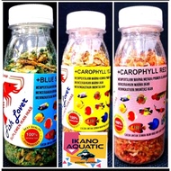 Dried Shrimp fish lovet CAROPHYLL RED YELLOW BLUE for CHANNA ARWANA LOUHAN fish and Predator fish