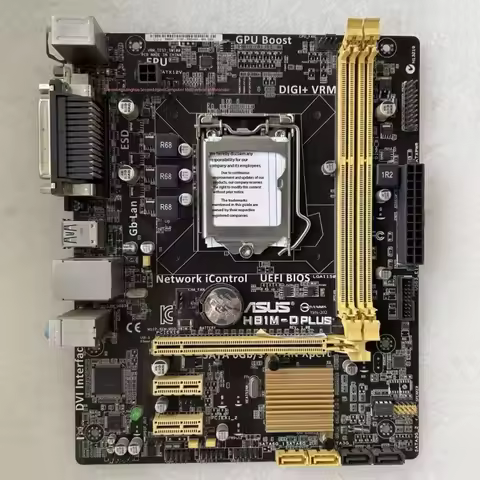 Asus / ASUS H81M- D PLUS motherboard 1150 pin DDR3 full solid DVI printer SATA6GB