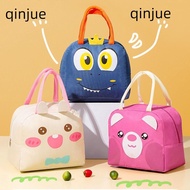 QINJUE Cartoon Lunch Bag, Thermal Bag Lunch Box Accessories Insulated Lunch Box Bags, Portable Dinner Container Handbags Tote Food Small Cooler Bag