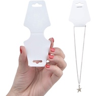 100 necklace tags, bracelet tags, hair tie tags, size 10x4.5cm (wide)