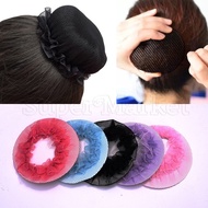Women Black Solid Mesh Hair Net Dance Head wear Girls' Cute Ballet Hair Accessories Cute Bun Snood G
