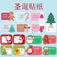 🛒ZZCute Cartoon Christmas StickersMerry ChristmasWedding Stickers Christmas Gift Decorative Sticker Writable NXWG