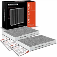 A-Premium 2-PC Cabin Air Filter with Activated Carbon Compatible with Mercedes-Benz S350, S400, S450