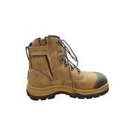 Rockrooster AK-232 Z 7Inch Steel Toe Boots Zip-side