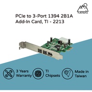 [Taiwan-Made Arrival The Next Day] PCIe To 1394 (2B1A) FireWire IEEE Card Imported German Chip TI-22