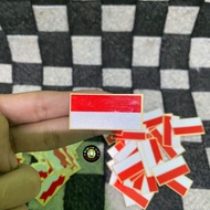 1pcs mini Indonesian flag sticker, Indonesian flag cutting sticker