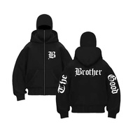 Trabas.Co RHID Hoodie - Zip Hoodie, Balaclava, Fleece 280gsm, Gangster Jacket