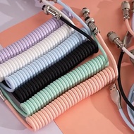 【SG】Macaron Series - Aviator Coiled Cable for Mechanical Keyboard