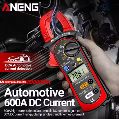 ANENG PN106 Clamp Meter Multimeter Current Resistance CapacitorInduction True RMS Electrician Meter 