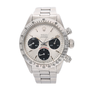 Rolex "Big Red" Daytona Reference 6265, a stainless steel automatic wristwatch with date, Circa 1976