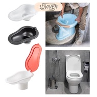 [Loviver] Construction Site Portable Toilet Urinal for Emergency Work 15.7x9.4x6.3 Inch Easy to Inst