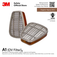 3M™ 6051 (CE & SIRIM) Organic Vapor A1 Filter/ Cartridge/ 6001 Discontinued/ Painting Cartridge/ PSD