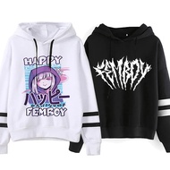 M-3XL Women Men Funny Y2k Hoodies Fashion Femboy Hooters Sweatshirt Femboys Harajuku Hooded 2000s Vi