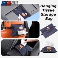 BMW M New Denim Style Tissue Bag Car Sunshade Tissue Pack Hanging Type Paper Box for BMW M F30 F10 E