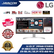LG Lcd 29" 29WN600 Ultrawide IPS HDR10 Monitor With Freesync Gaming Monitor (UW-FHD,5ms,75hz,IPS Wit