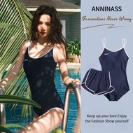 Anninass Swimsuit One-Piece Swimsuit Swimming Pool Conservative Swimwear Women's Swimsuit Sports Swi