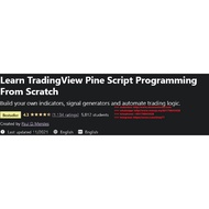 Udemy - Learn TradingView Pine Script Programming From Scratch (Total size: 3.86 GB Contains: 9 fold