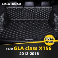 Auto Full Coverage Trunk Mat For Mercedes Benz GLA Class X156 2013-2016 15 14 Car Boot Cover Pad Int