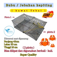 BUBU JEBAKAN KEPITING (KAWAT TEBAL) PERANGKAP KEPITING | PERANGKAP RAJUNGAN | BUBU KOTAK | BUBU LIPA