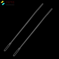 SUYO 2PCS Flute Cleaning Rod, Black Color ABS Flute Cleaning Stick, Professional Flute Maintenance T