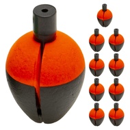 Dễ dàng cài đặt Phao Câu Cá 10pcs oval EVA Bộ phao câu cá cho câu cá chép khả năng nhận diện cao pha