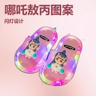 Influencer Luminous Parent-Child Children Sandals Slippers Summer New Style Nezha 2 Magic Boy Cute B