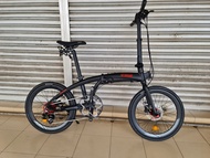 TRS[ROCHER]PREMIUM ALLOY HYDRAULIC GEAR FOLDING BIKE 20INCH WITH SRAM GX EQUIPMENT(1x10,10SPEED)**FREE GIFT**