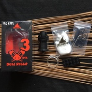 Hellvape Dead Rabbit RTA V3 Authentic - RTA Dead Rabbit 3 .FAQ Best Seller