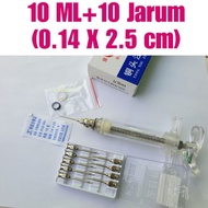 Syringe Cow Goat Etawa Sheep Syringe Animal Farm Syringe 10ml Capacity Vaccine Chicken Duck Syringe Medicine Cat Rabbit Dog Buffalo Poultry Veterinary