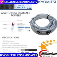 Rg59 Cctv Cable + Connector