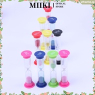 EELHOE Small Hourglass Multicolor Hourglass Sand Hourglass Colorful Home Decoration Timer Compact An