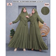 [✅New] Kd 12195 (Isi 2) Asya Syari Jilbab Full Ceruty Babydoll Ainun