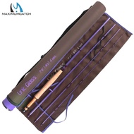 Original Maximumcatch Unic Fiberglass 3/4/5wt Fly Fishing Rod 7.5/8/8.5ft Fast Action Carbon Glass B
