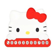 正品 Hello Kitty 車用防滑墊&臨時停車電話號碼牌