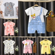 Ready stock🍼0-18 mths👶🏻 baby rompers Newborn Infant Baby Boy Girl Short sleeve kids clothes