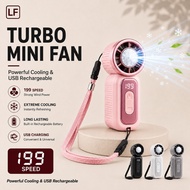 LF 199SPEED Portable Handheld Fan USB Rechargeable Mini Cooling Fan Adjustable Pocket Fan Camping Tr