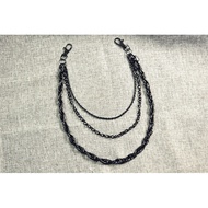 Street Dance Jeans Pants Chain 3Layer Chain Hip Punk Bounce Waist Hip-hop Chain