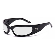 DOYM Futuristic High-quality Womensunglasses for Beach Outfit Anti-ultraviolet Cyberpunk Windproof C