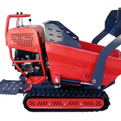CE Certificated Crawler Transporter Truck Self-loading Bucket Rato Hydraulic Tracked Mini Dumper