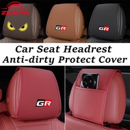 Toyota GR Car Seat Headrest Anti-dirty Protect Cover Car Headrest Towel Car Accessories for Toyota G