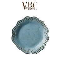義大利 VBC casa │ 巴洛克系列 23 cm 副餐盤 / 迷霧藍