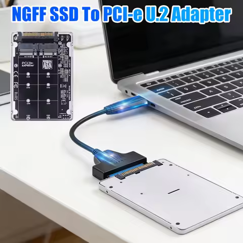 M.2 SSD To U.2 Adapter Card M.2 NVMe SATA-Bus NGFF SSD To PCI-e U.2 Adapter M.2 NVME SSD To U.2 SFF-