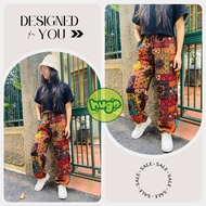 (Màu Ngẫu Nhiên)Quần lanh thổ cẩm bo gấu - Quần Alibaba nam nữ phom rộng Nhiều Màu cực đẹp - Hugo Sh