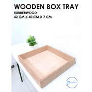 cottage box / tray / crates wood / multipurpose storage decoration box / dulang hantaran besar