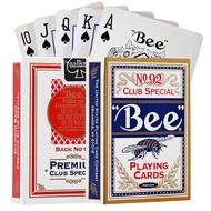 USA Original Bee Standard Index Playing Cards NO.92 Club Special Deck Poker Magic Card Games Mgaic T