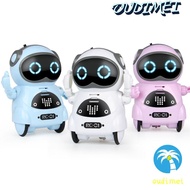 OUDIMEI Pocket Robot, Voice Recognition Smart Robot Talking Interactive Robot, Recording Singing Dan