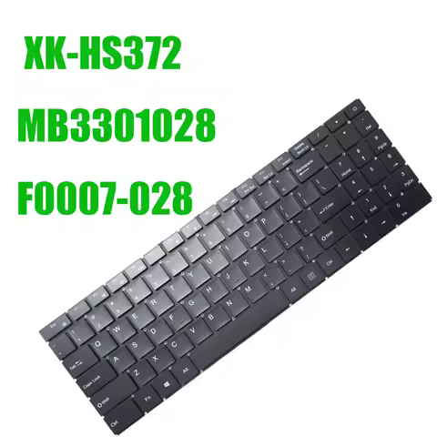 XK-HS372 MB3301028 F0007-028 English US Laptop Keyboard Black Without Backlit New